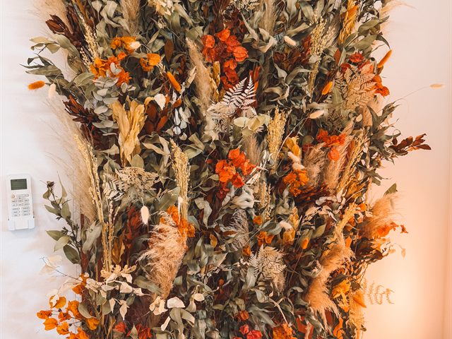 Painel de flores